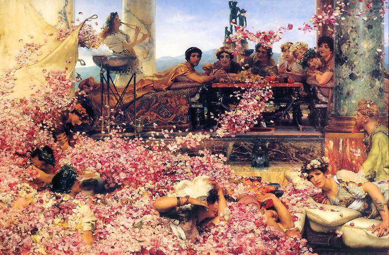 Laura Theresa Alma-Tadema Roses of Heliogabalus oil painting picture